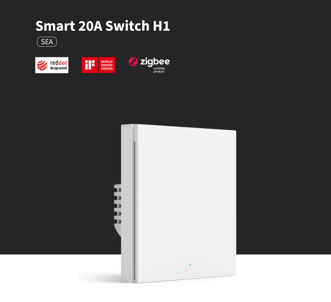 Aqara Smart 20A Wall Switch H1 (For Water Heaters, etc.)