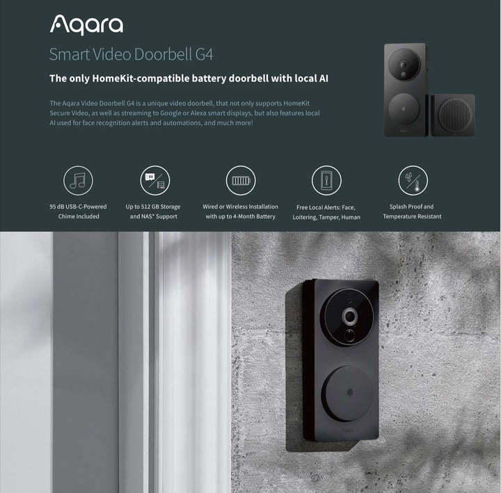 Aqara Smart Video Doorbell G4